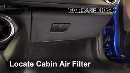 2016 Chevrolet Camaro LT 3.6L V6 Air Filter (Cabin) Check